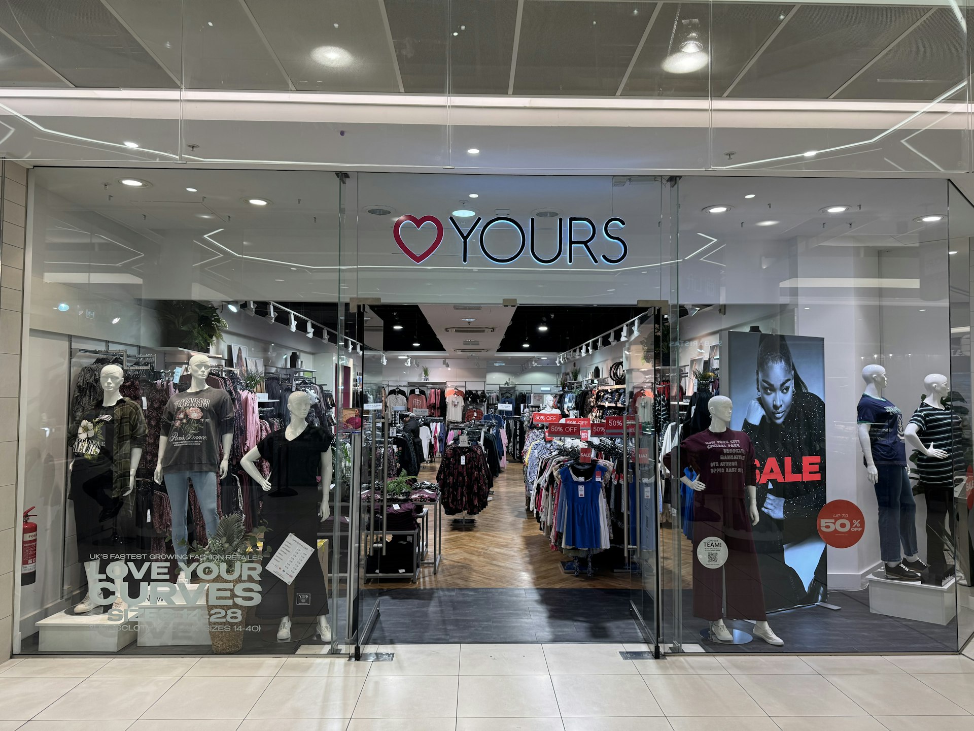Yours is currently located in the Sailmakers shopping centre in Ipswich
